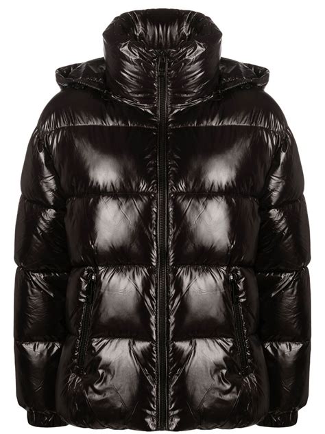 michael kors high shine coat|Michael Kors puffer jacket.